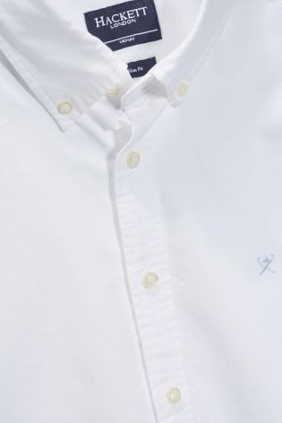 White Hackett Oxford Shirt